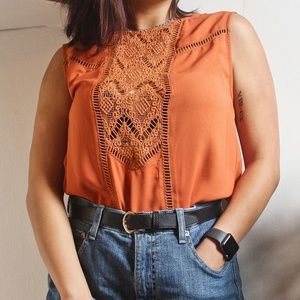 Orange Tank Top
